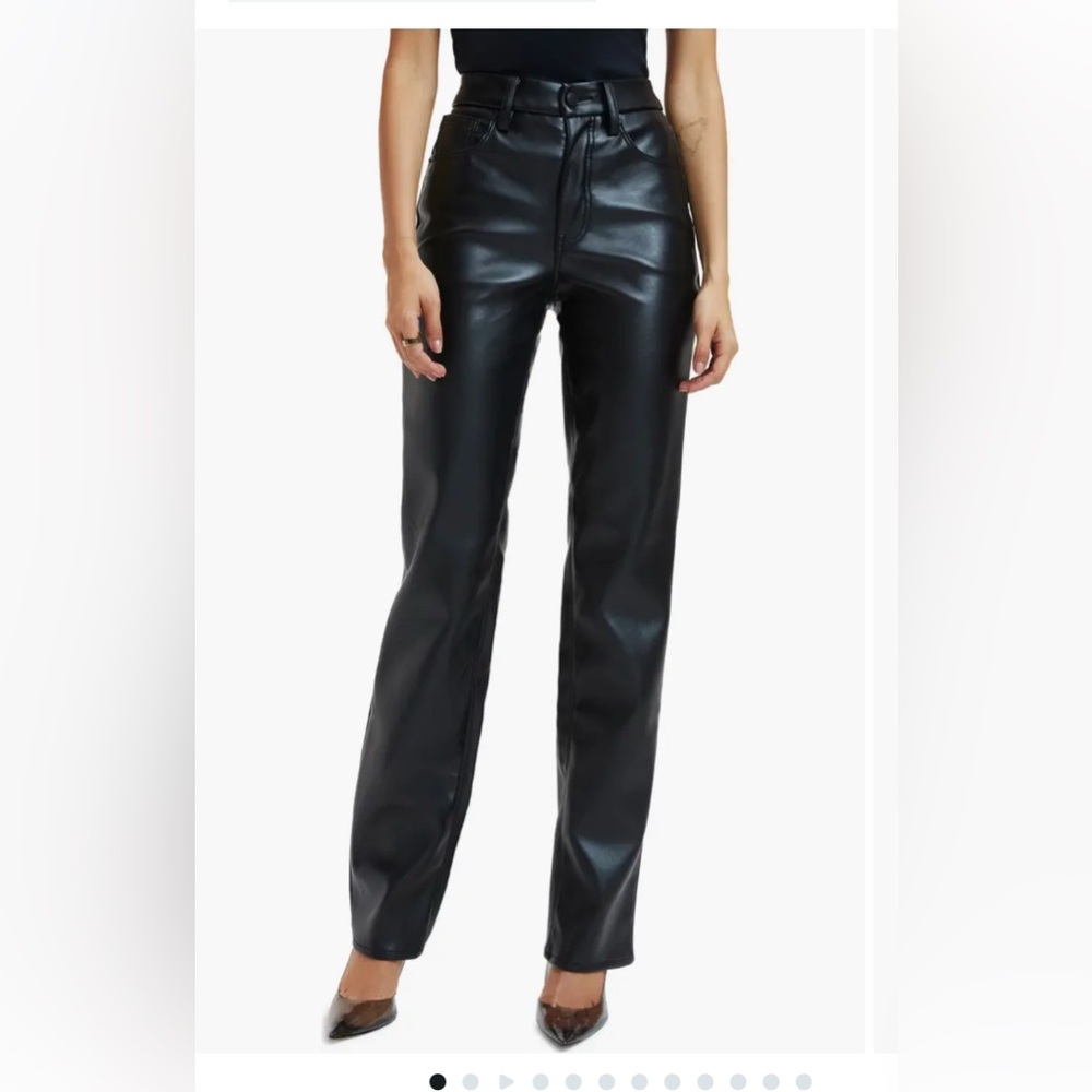 Better Than Leather Faux Black Leather Good Icon Pants